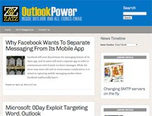 Tablet Screenshot of outlookpower.com
